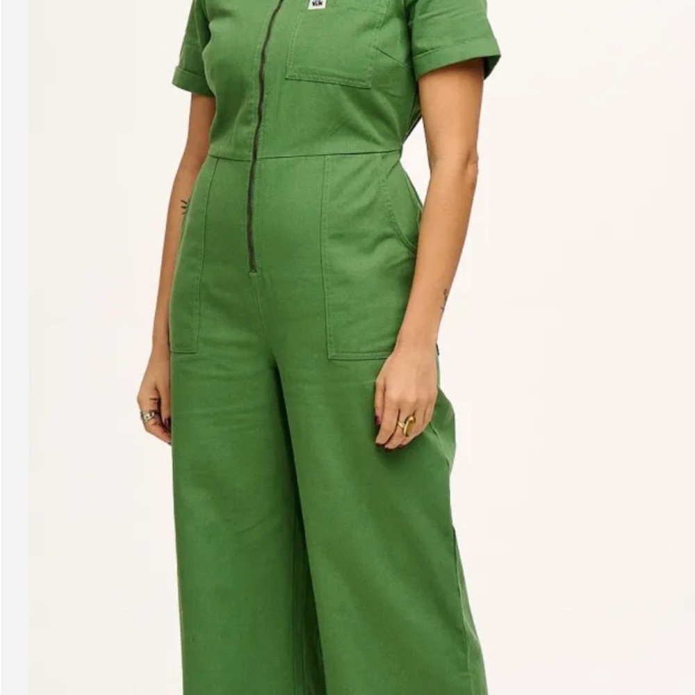 Lucy & Yak Green Ragan Jumpsuit